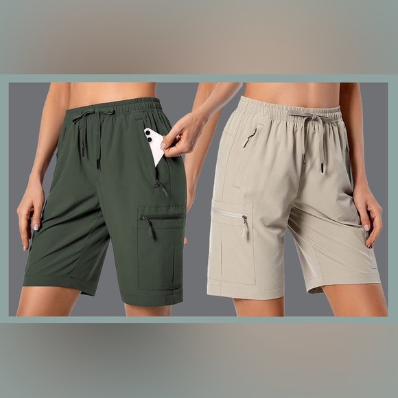 NWT HUGUT Lightweight Hiking Shorts Size Medium - Picture 1 of 7